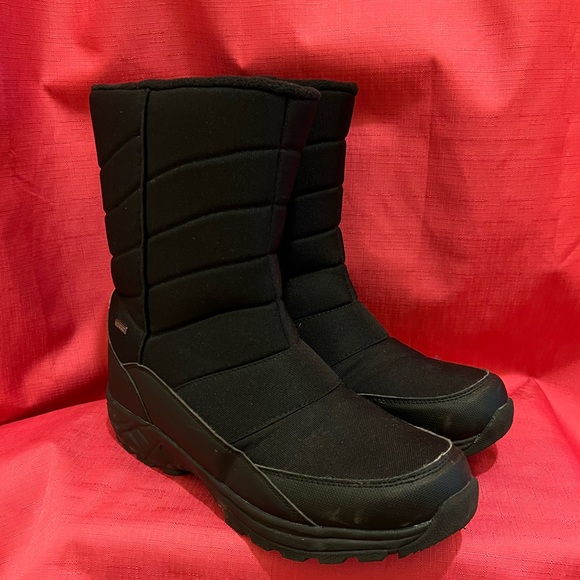Men’s Black Winter Boots - Picture 1 of 3